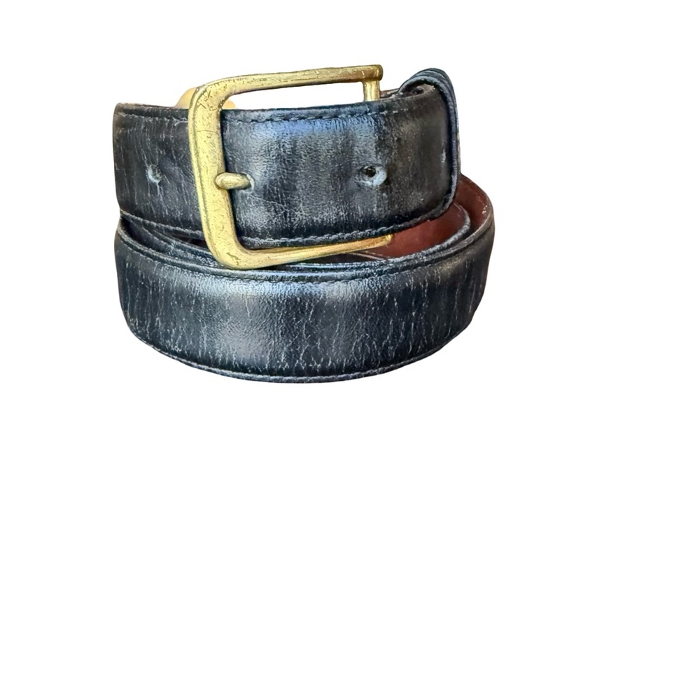 Coach 5800 Men's Size 34 Black Leather Belt